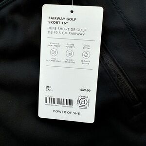 Athleta Fairway Golf Skort 16”